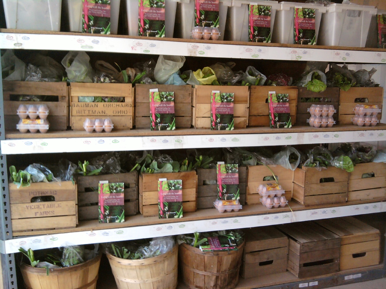 CSA Boxes Ready for Pickup